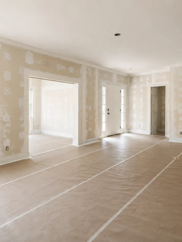 PAINTING, PATCHING & DRYWALL before - My Express Handyman LLC